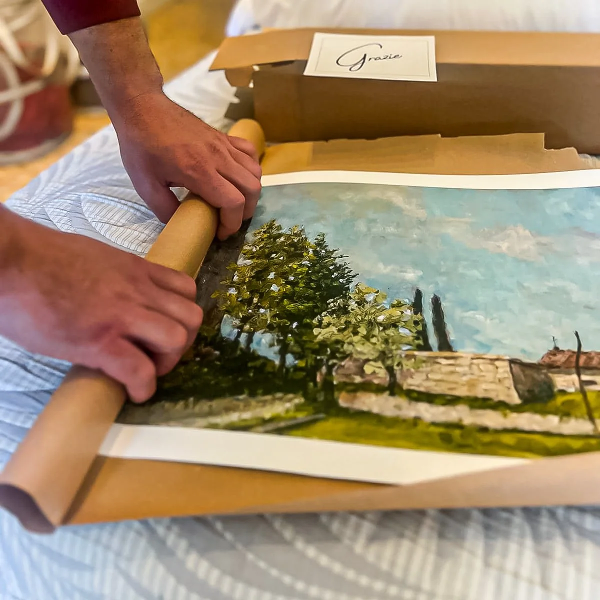 robbie facebook grazie giclee rolling packing print 3.JPG