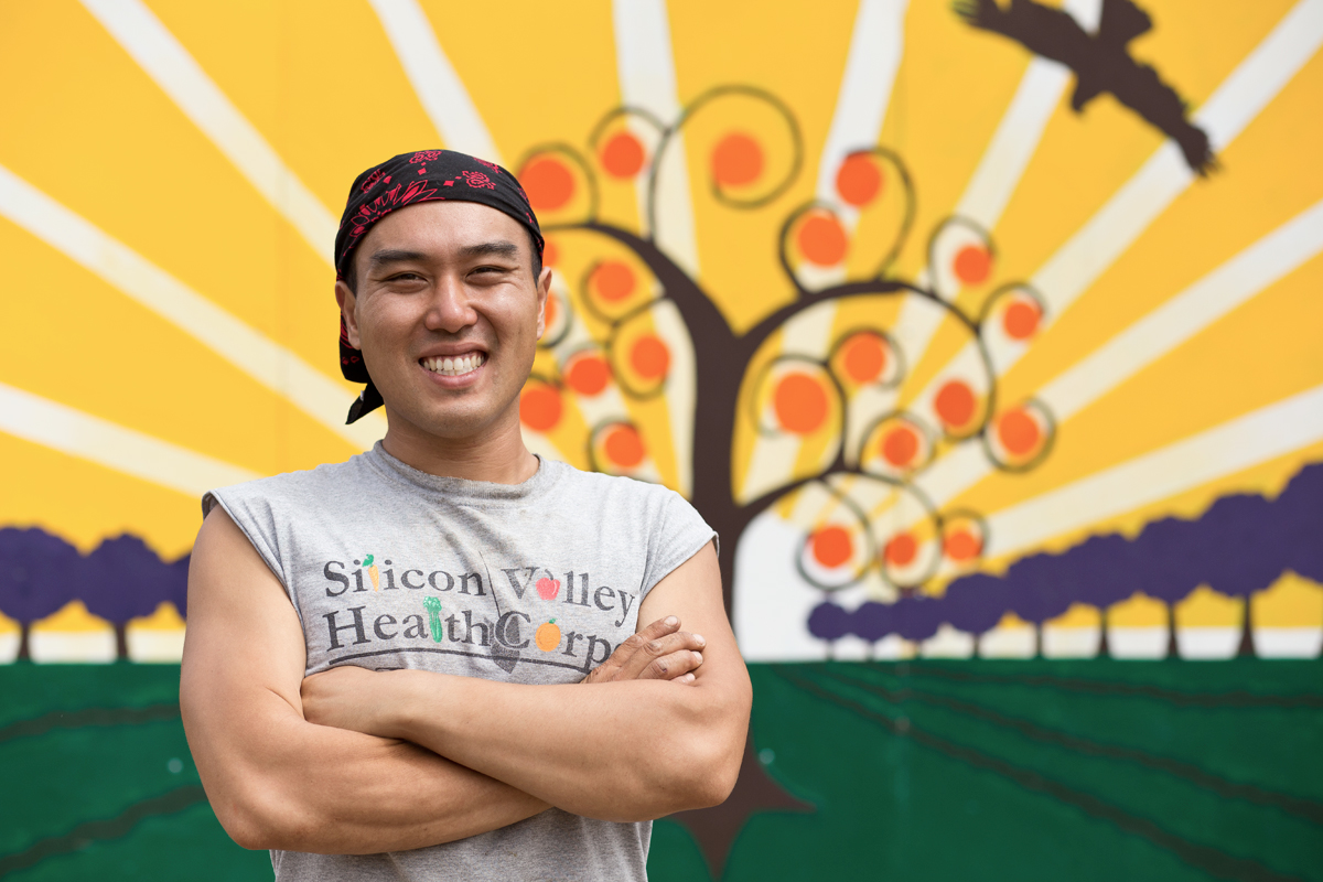 William Chen, Farm Manager of Full Circle Farm Sunnyvale