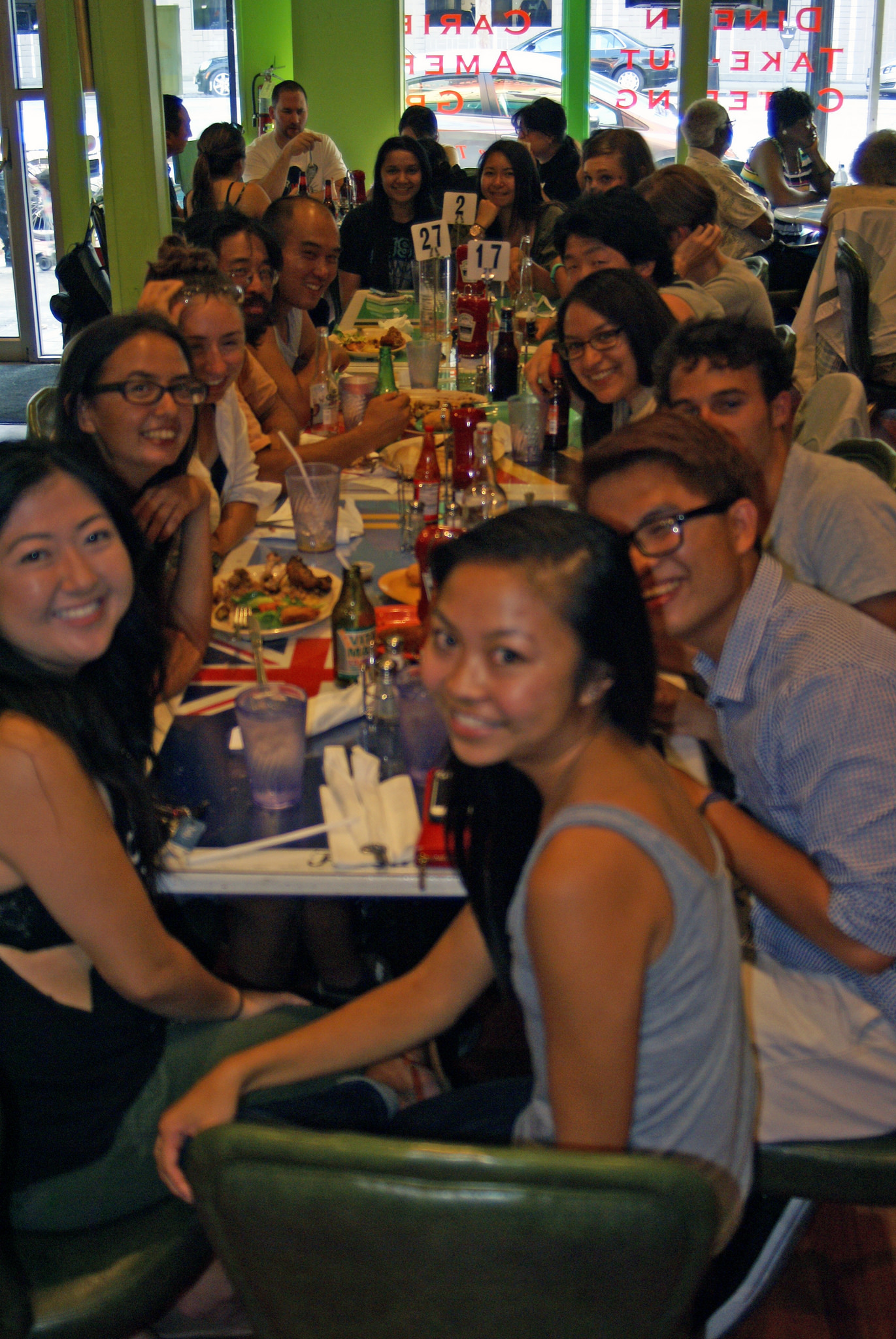 Interns and Veggielution staff hang out at one of our regularly scheduled intern mixers. In addition to valuable professional skills, interns leave with lasting friendships and community connections.