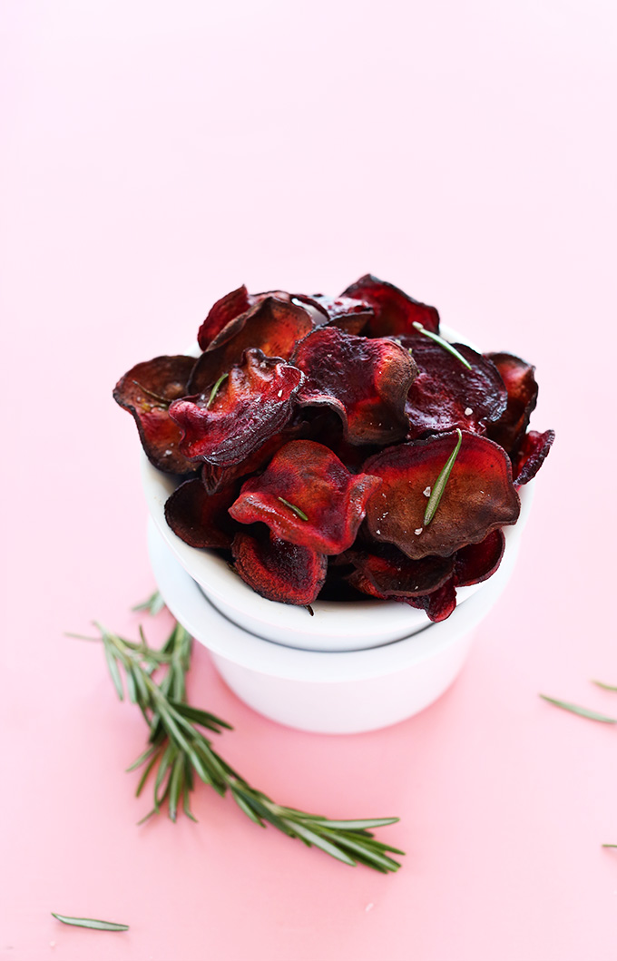 Baked Beet Chips