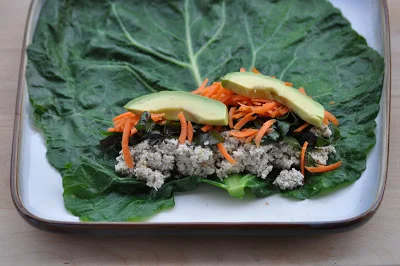 Collard Wraps with Sunflower Seed Pâté