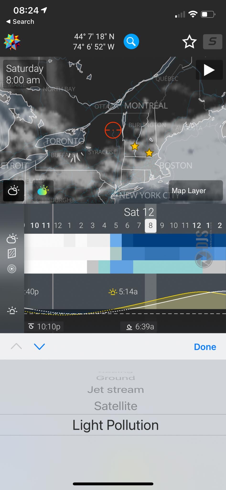 Accessing the other helpful planning tools in Astrospheric.