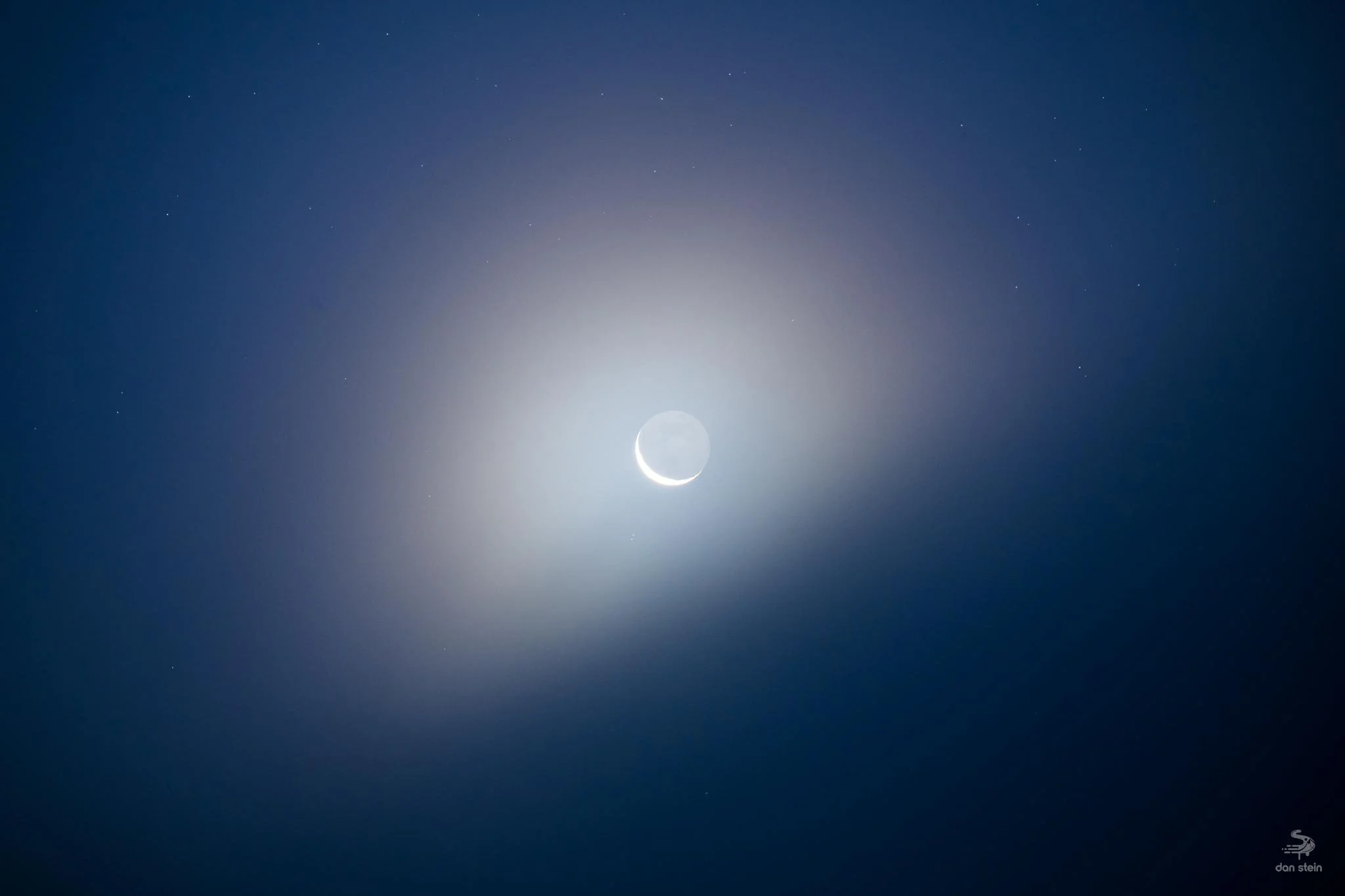 Blue Hour Moon Through Haze.jpg
