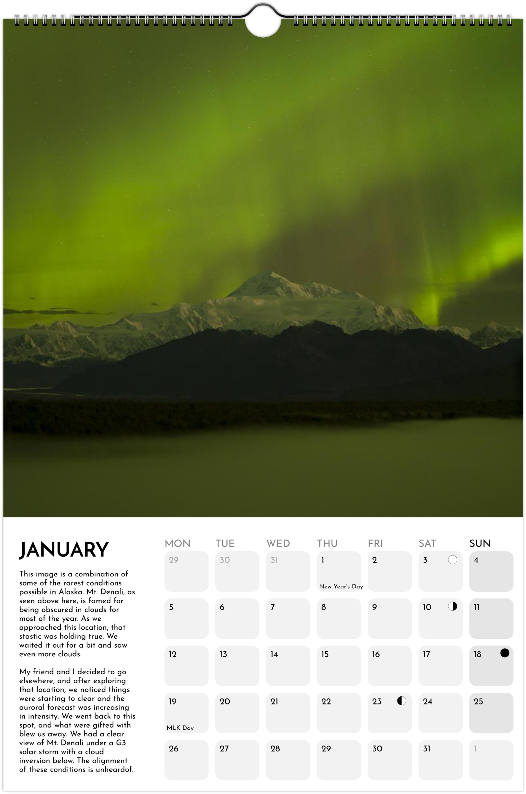 ADK & Alaska - 2026 Calendar