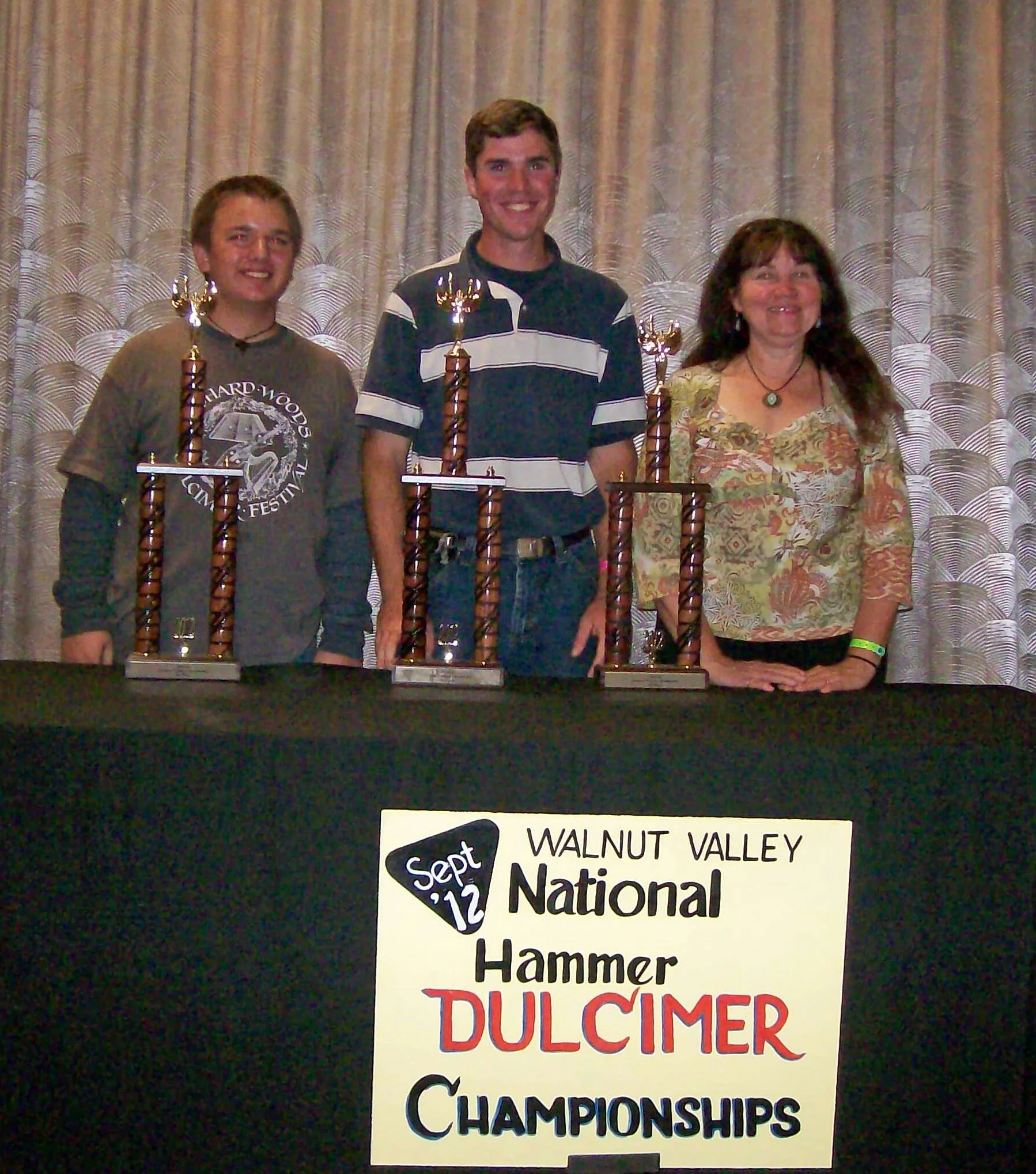 2012 1st, 2nd, and 3rd place winners