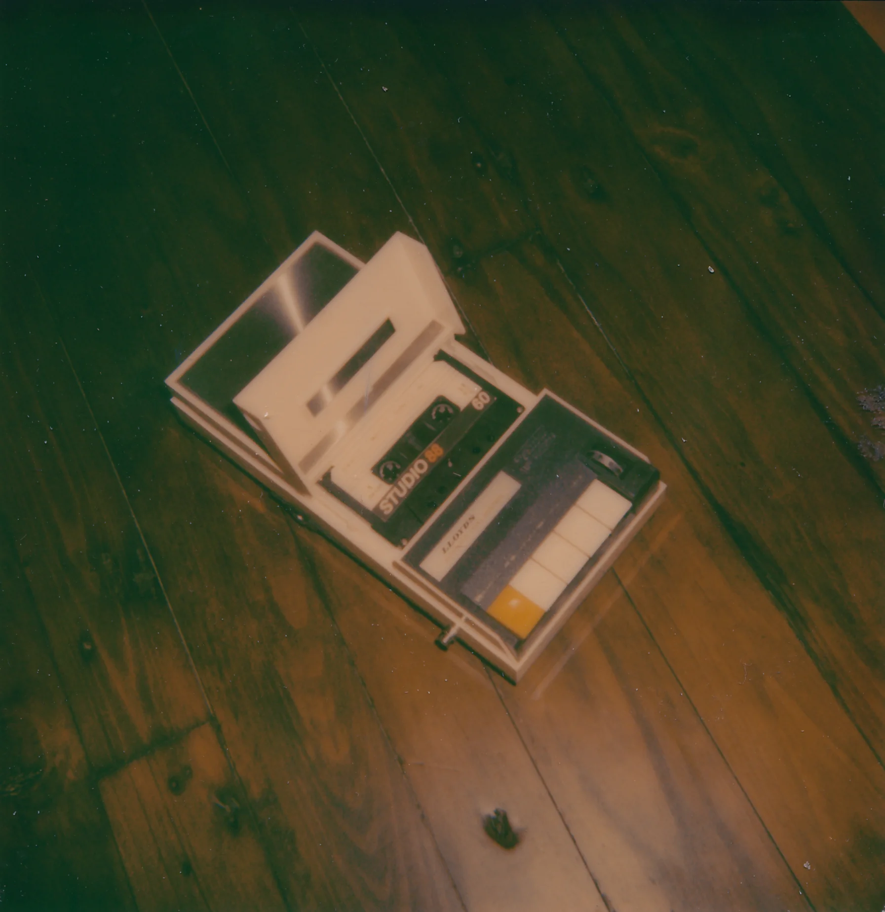 Lloyd's tape recorder - Polaroid 600