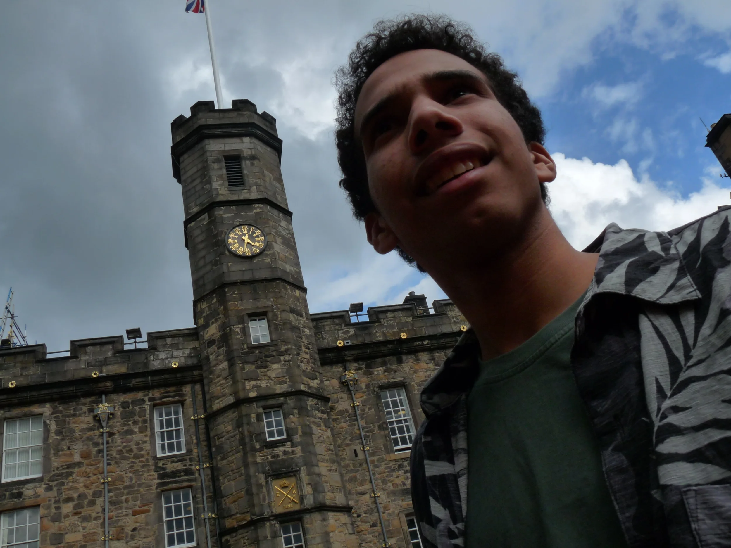 Inside Edinburgh Castle