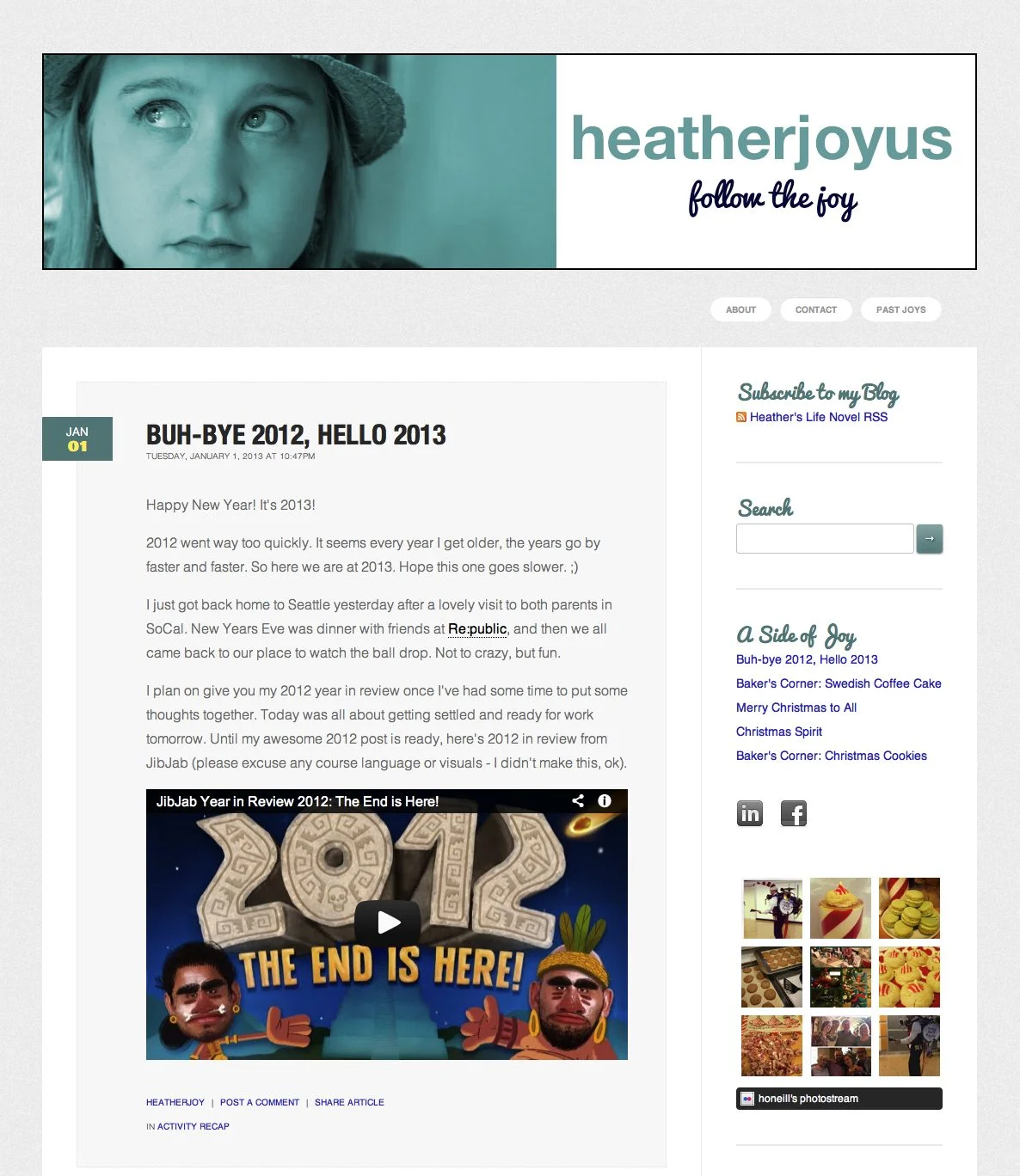 My Blog Layout Remembered