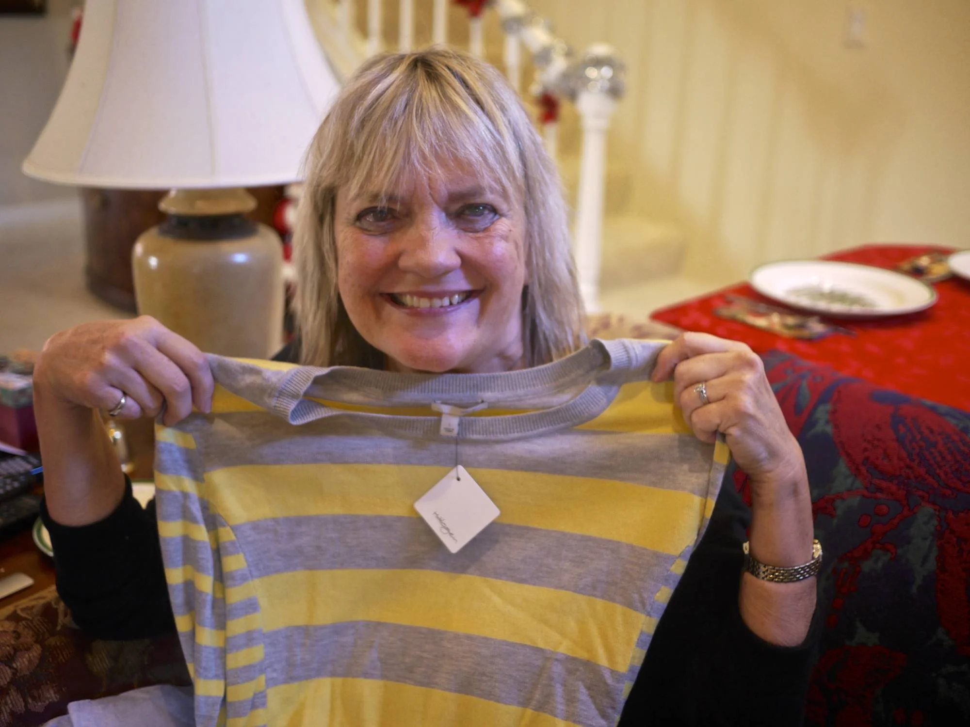 Mom and her Gift.jpg