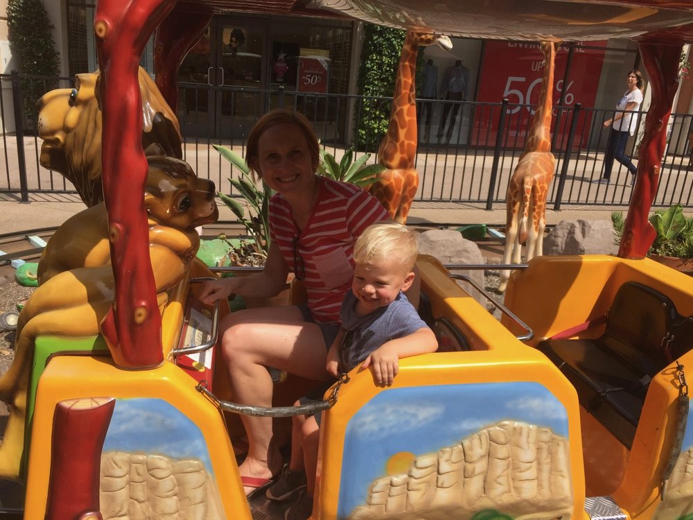 Train Ride at Carlsbad Outlet Mall