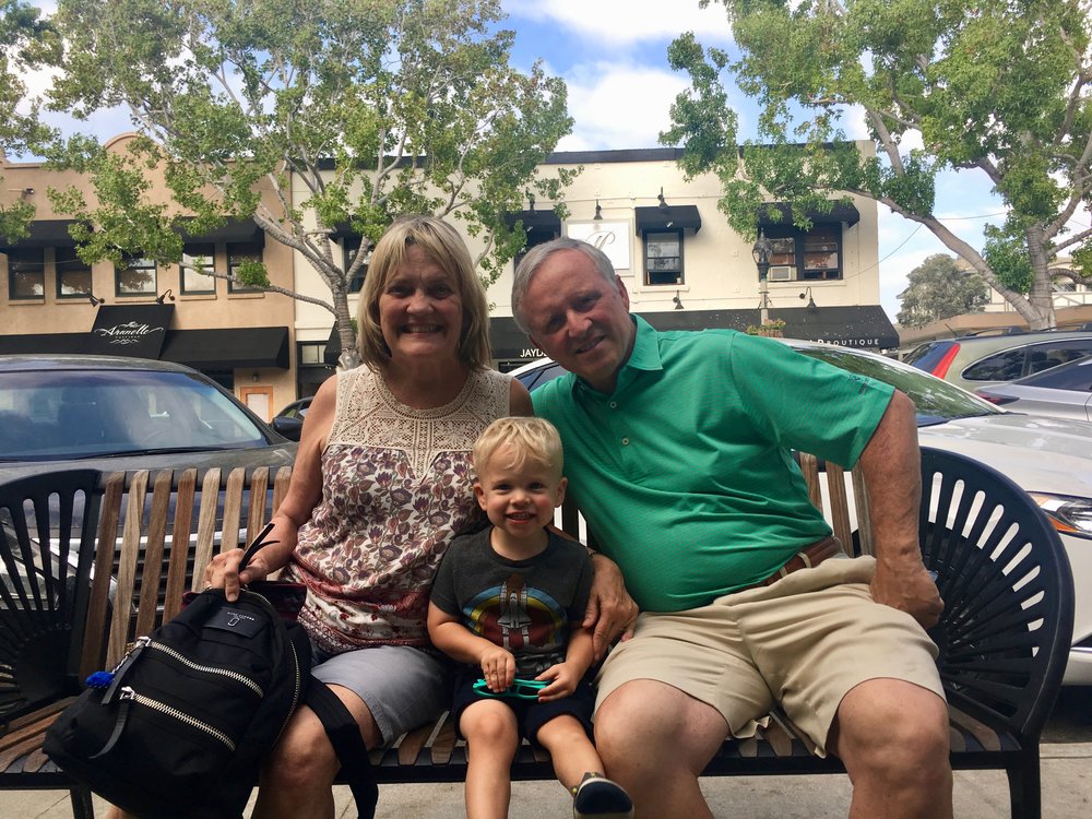 Hanging with the Grandparents in Carlsbad