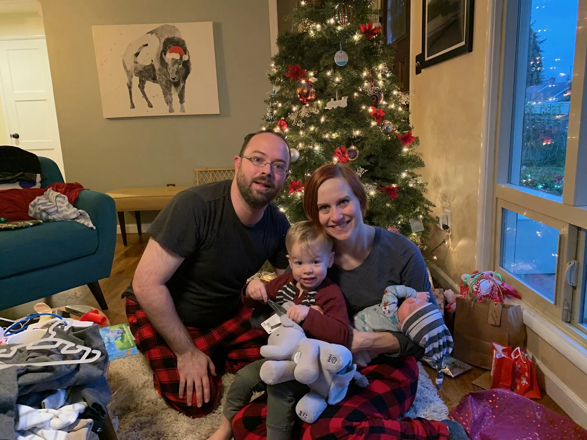 Christmas Morning Family