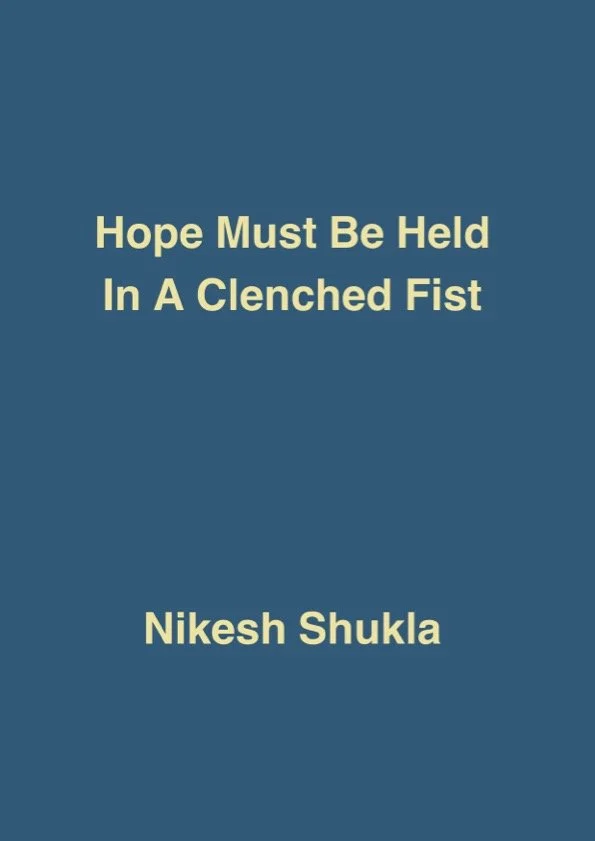 SIGNED PAMPHLET: 'Hope Must Be Held In A Clenched Fist'