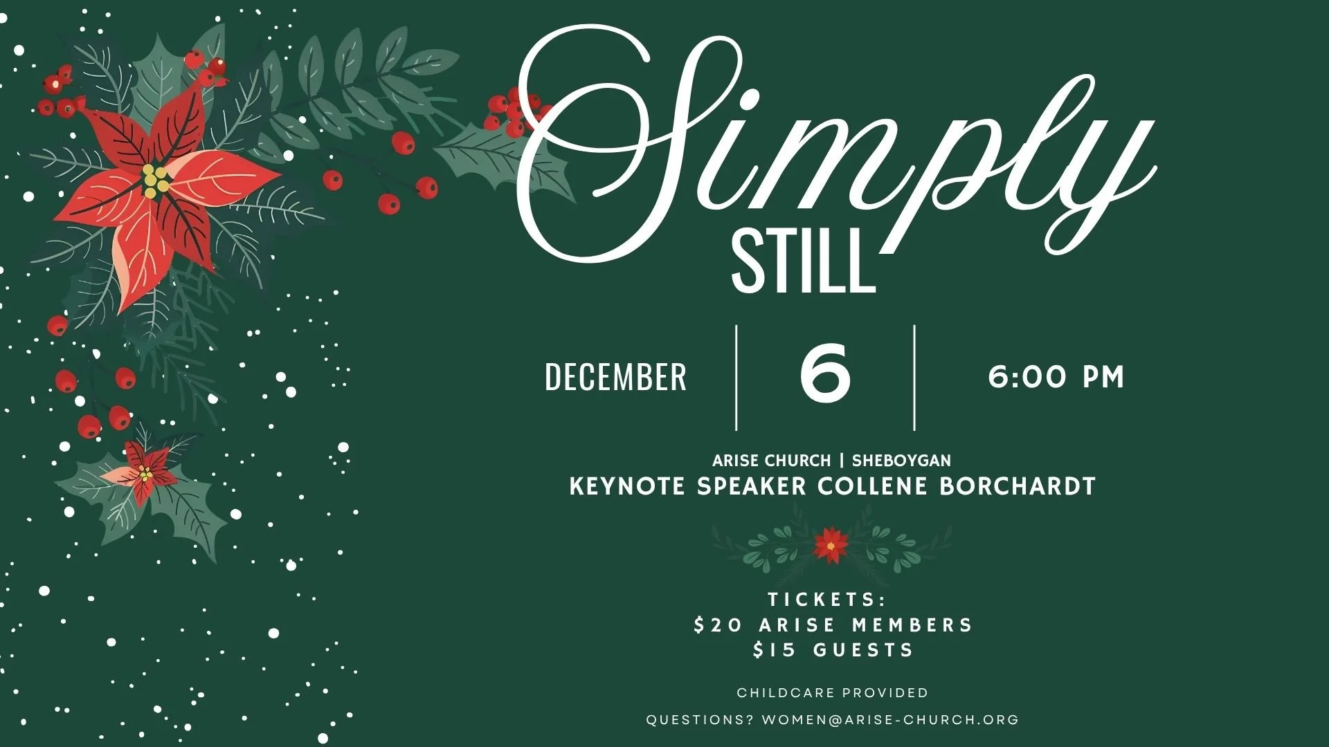 ARISE WOMEN: Christmas Banquet