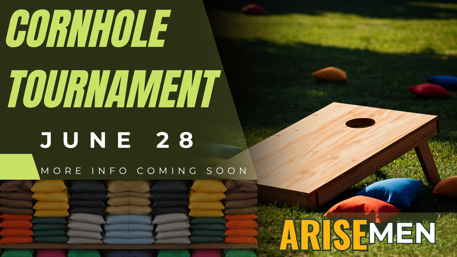 ARISE Men: Cornhole Tournament
