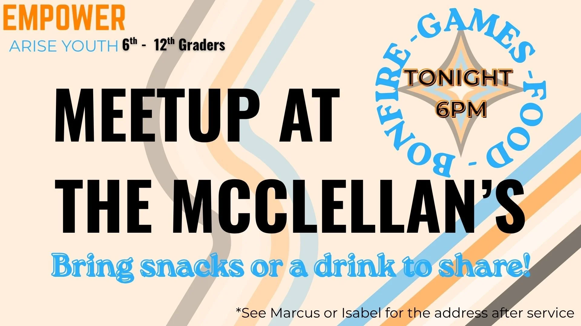 Empower Youth: Meetup at The McClellan's!