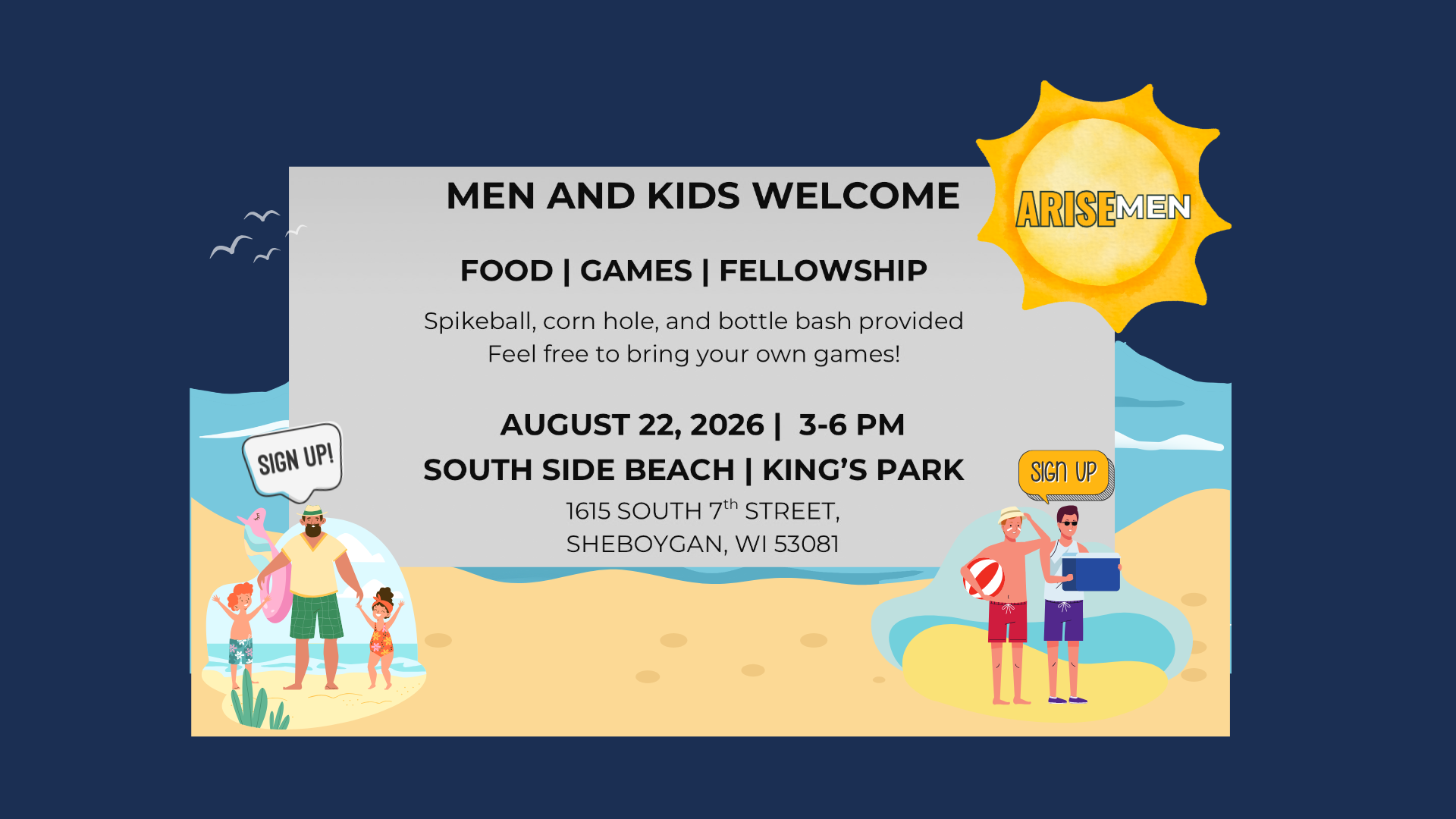 ARISE Men: Beach Day!