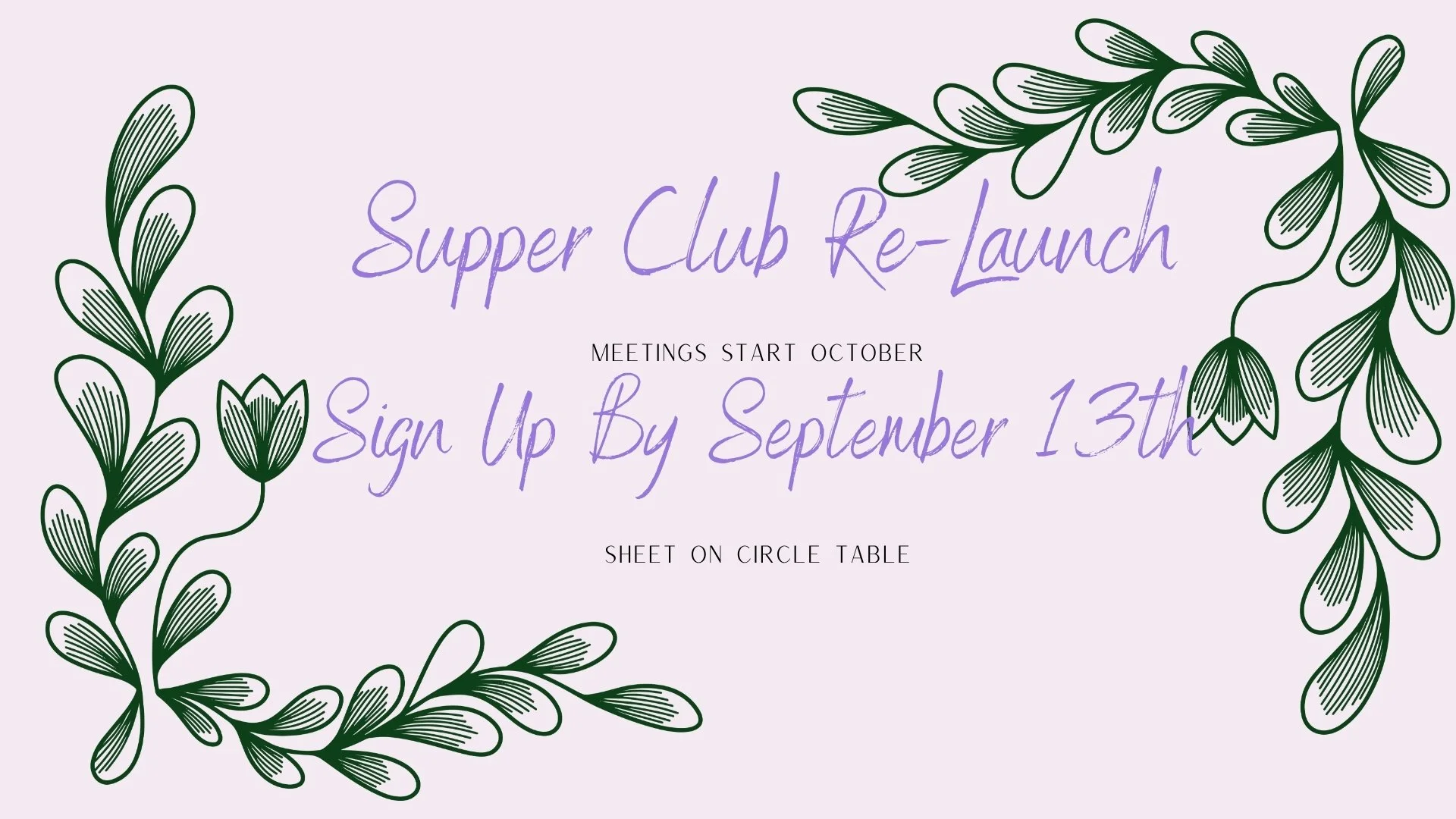 ARISE Women: Supper Club Re-Launch
