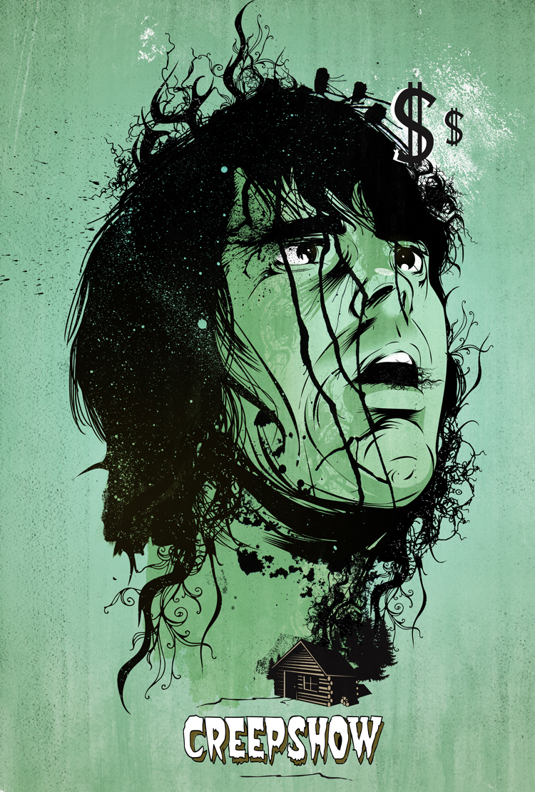  A rt inspired by Stephen King &amp; George Romero's "Creepshow" created for&nbsp; Silverscreen Society 