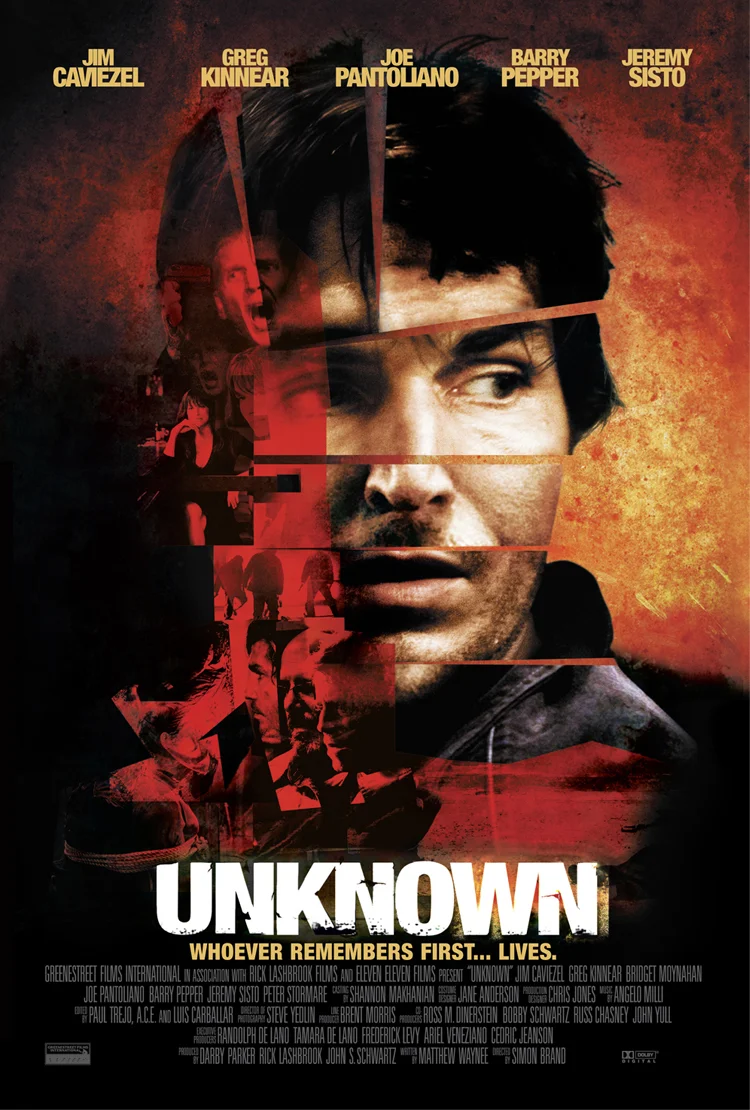 "Unknown" One Sheet Movie Poster