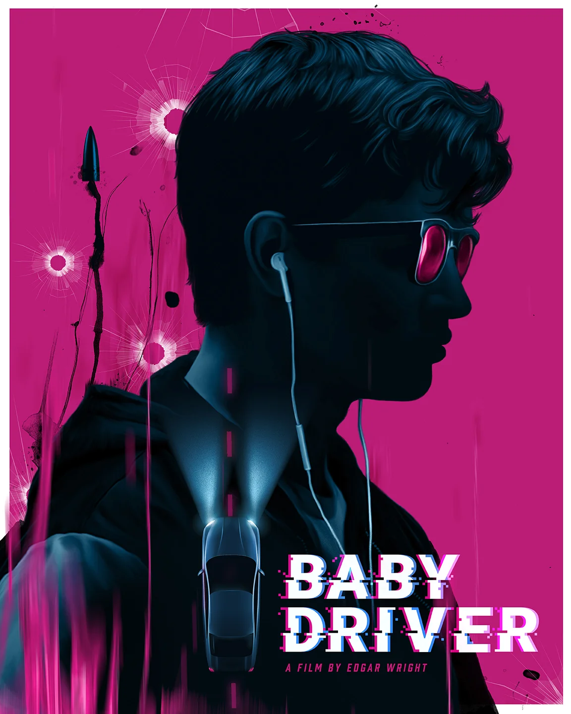 "Baby Driver" Poster Art