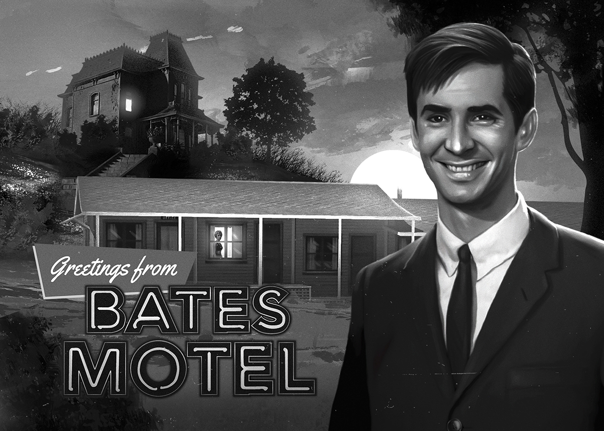 Gallery 1988 Postcard Show 2017: Psycho