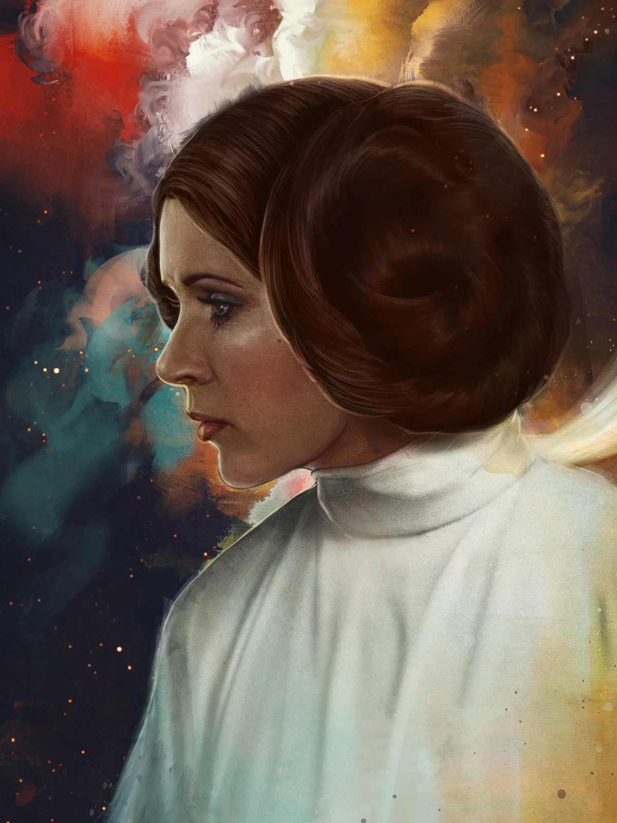Princess Leia / Carrie Fisher Tribute Illustration