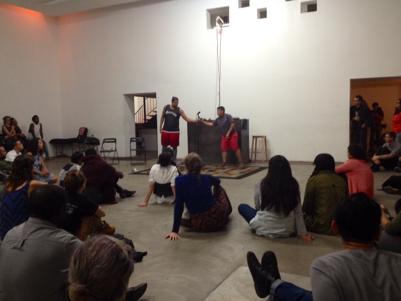 Decolonizing the White Box photo by ROSE SALSEDA, 2014.