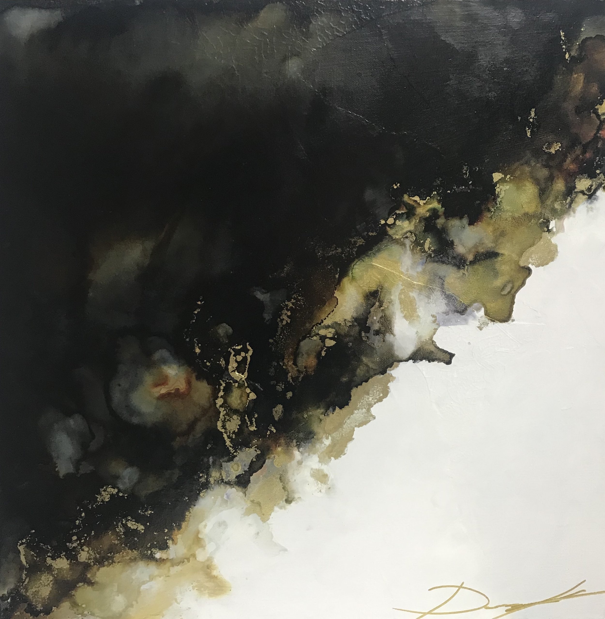 Black and Gold Abstract 311719