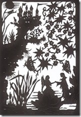 Daeumelinchen (Märchen von Hans Christian Andersen und Scherenschnittillustrationen von mir), 48 Seiten