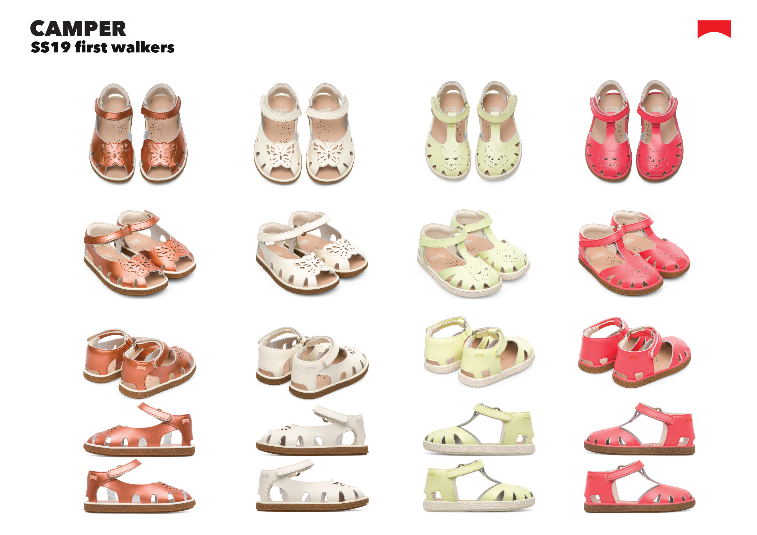 CAMPER first walkers spring summer 2019