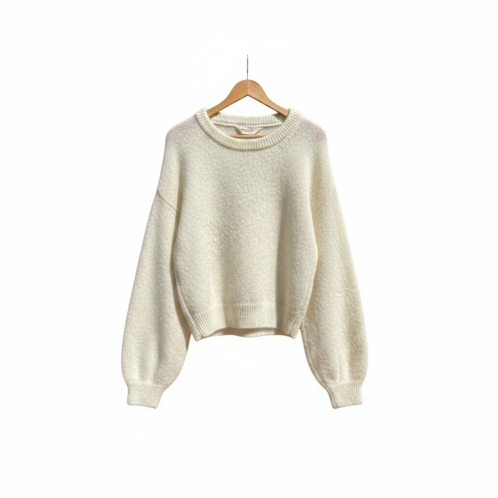 PREORDER Babol Balloon Sleeve Knit – Alpaca Wool