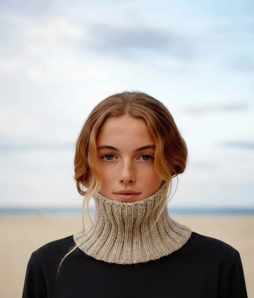 ARTISAN COLLAR pure ecological wool