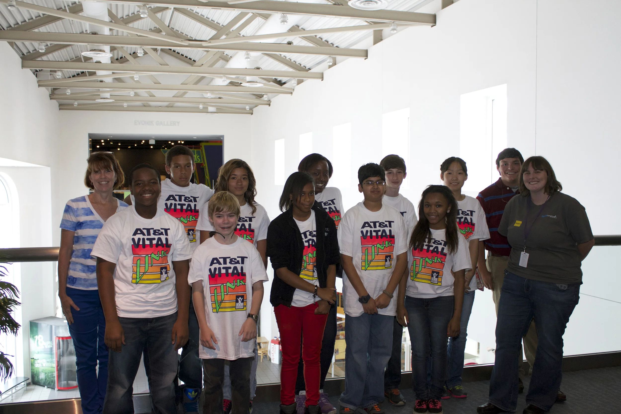 AT&T Vital Link Campers and Hargrove Teammates enjoying the Gulf Coast Exploreum