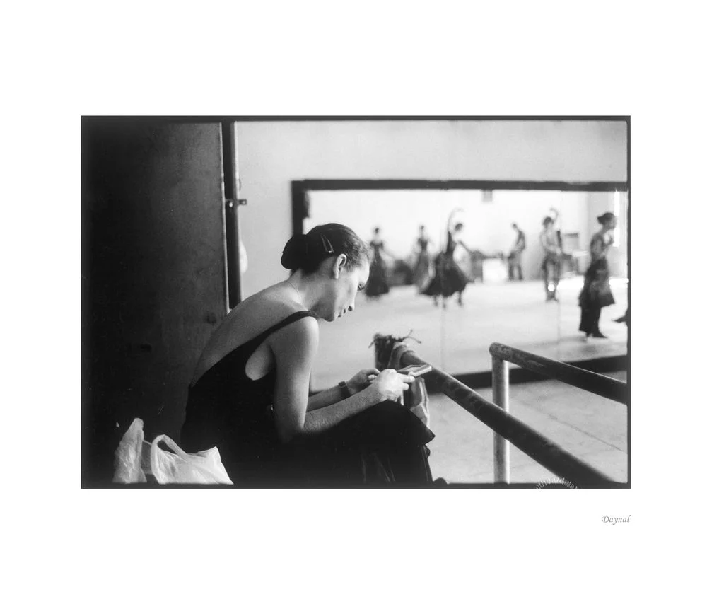 Daynel: Playing Gameboy.