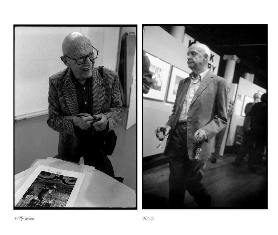 Willy Ronis and Henri Cartier Bresson .... a page from my new Portfolio Book. Fine art Prints can be purchased. 12x16 editioned