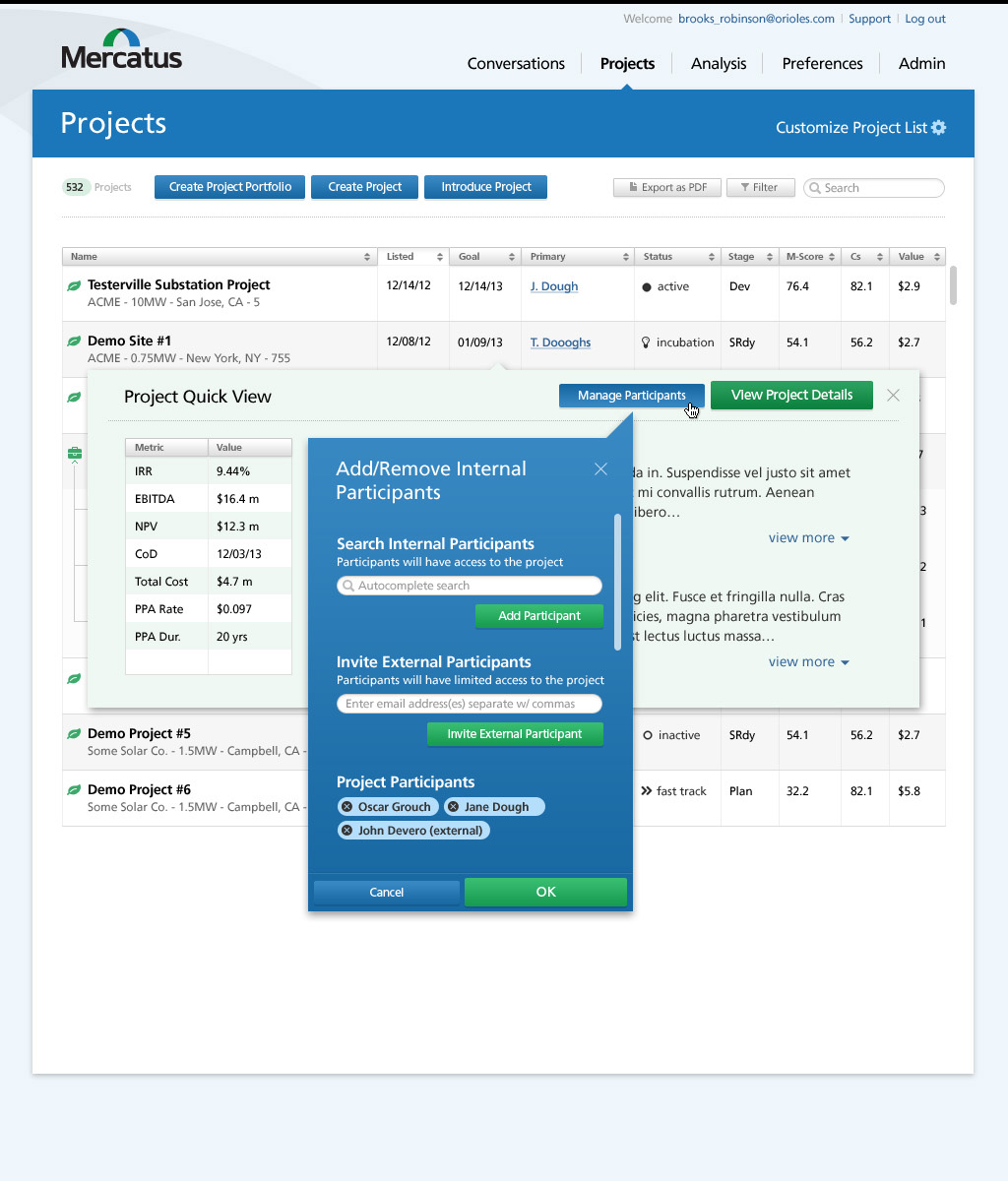Project Quick View