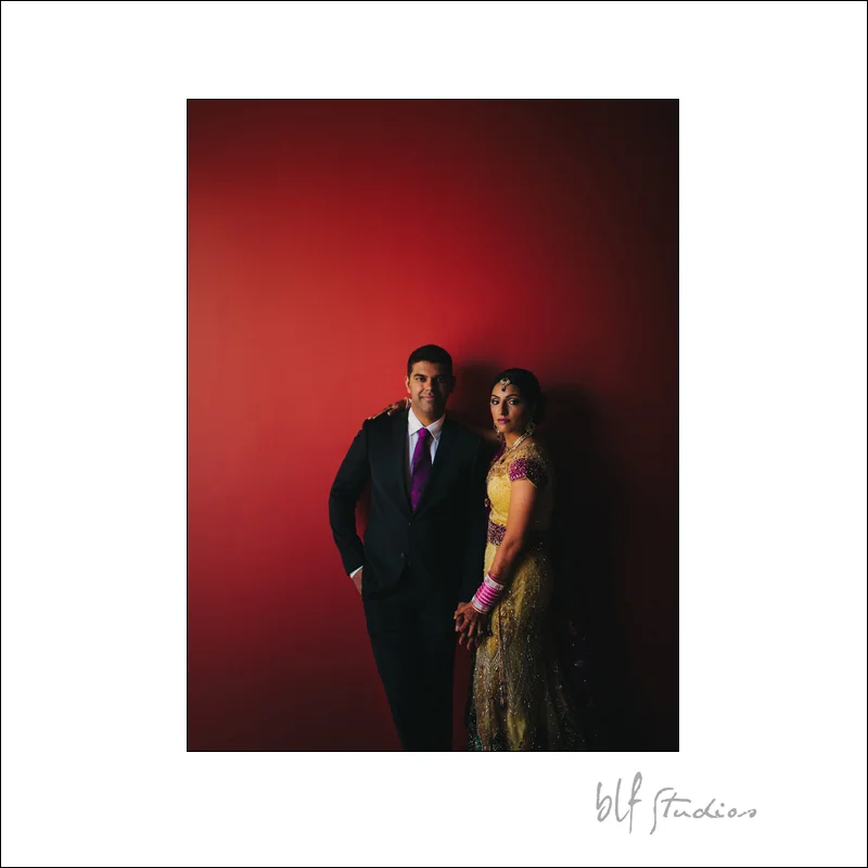 East Indian Wedding in Winnipeg bridal couple