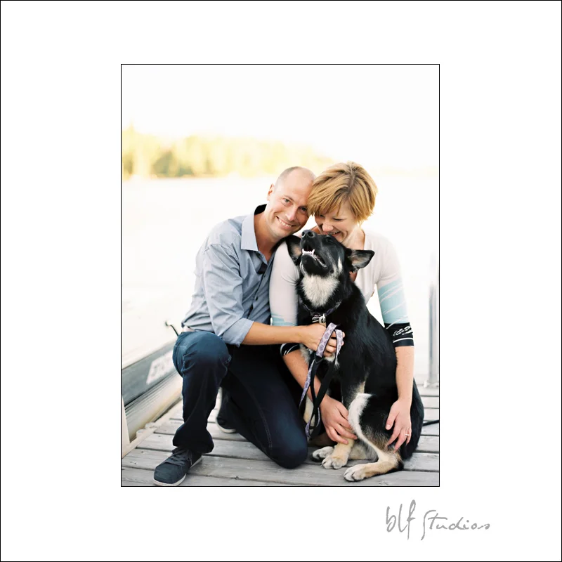Film engagement photos from West Hawk Lake