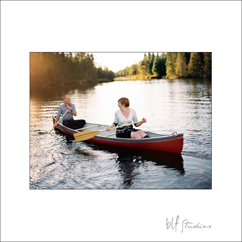 Film engagement photos from West Hawk Lake