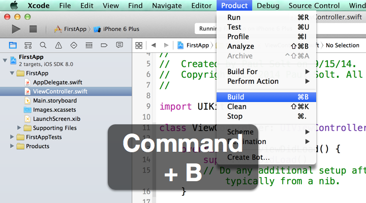 Build your code to make sure you don't have any errors - quickly double check your work