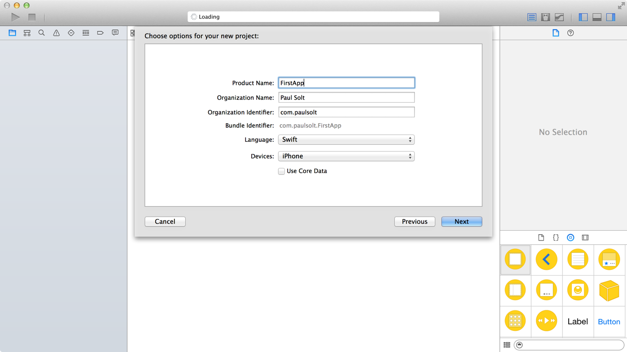 Setup your Xcode project options