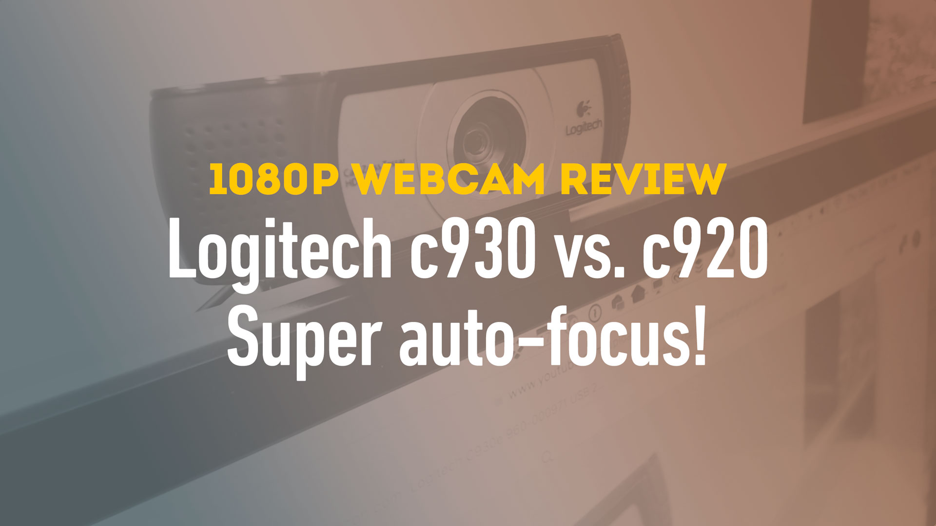 han Henfald Bliv sur Logitech c930 vs Logitech c920 web camera review - Amazing web cameras for  online teaching on Teachable — Super Easy Apps