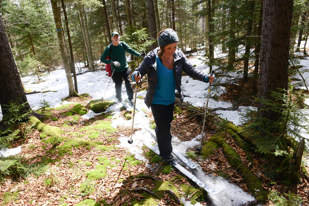 Final Spring Ski, on the last bits of snow March 22nd, 2015.
