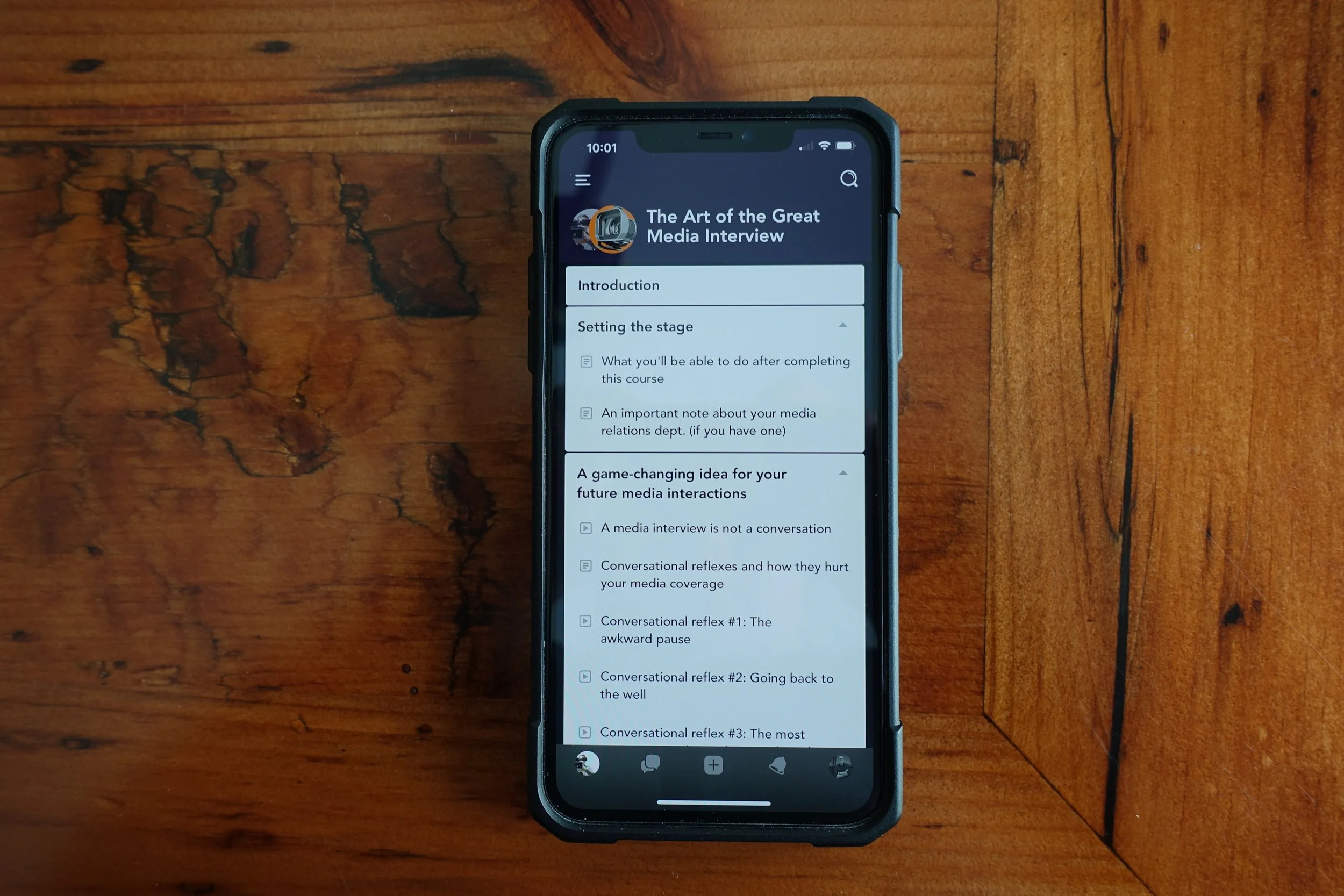 Content also available as a smartphone app