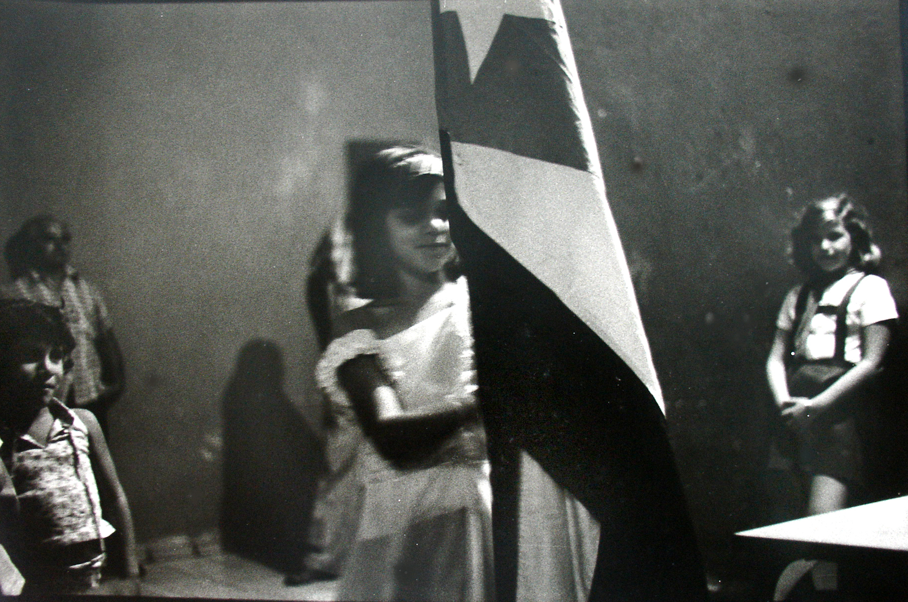 7 Girl with Cuban flag, Oriente, 1984.JPG