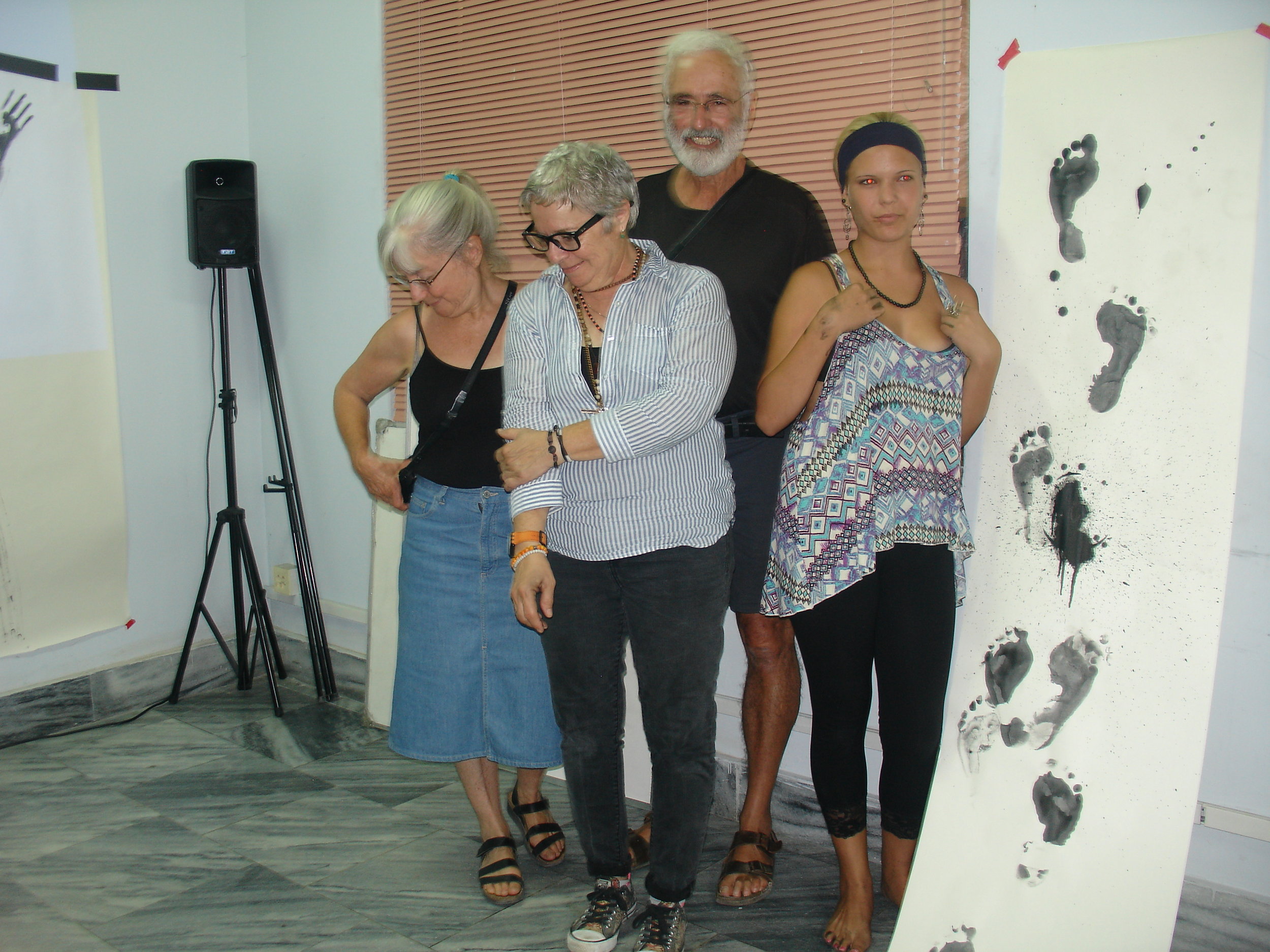 Nereida Garcia Ferraz y Colaboradores tecnicos, Roberto Campoamor y Halcyon Campoamor.JPG