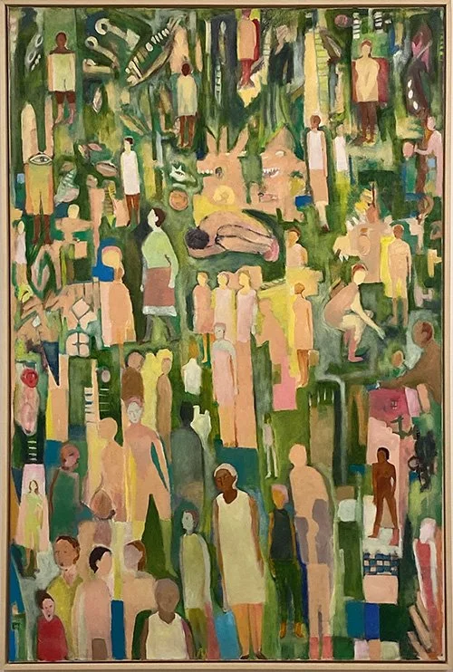 Ella de todas formas. 2021 oil on canvas. Collection Jorge Perez