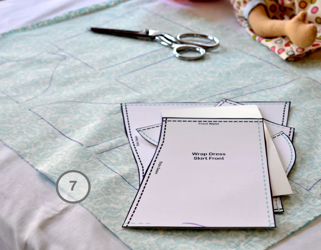 Teaching a Child to Sew: Laying Your Pattern Out