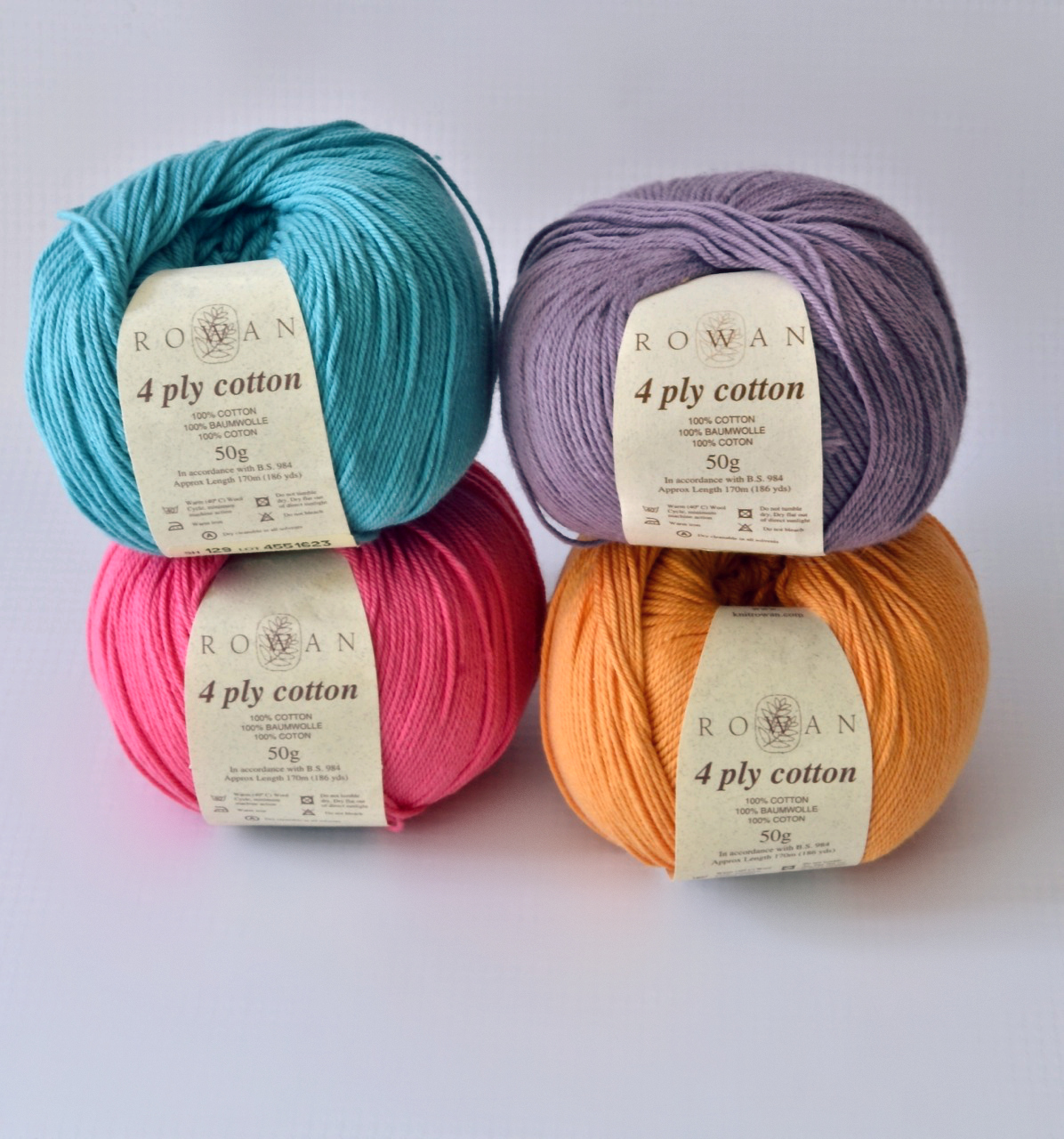 Things I love: Rowan 4 Ply Cotton Yarn — Phoebe&Egg
